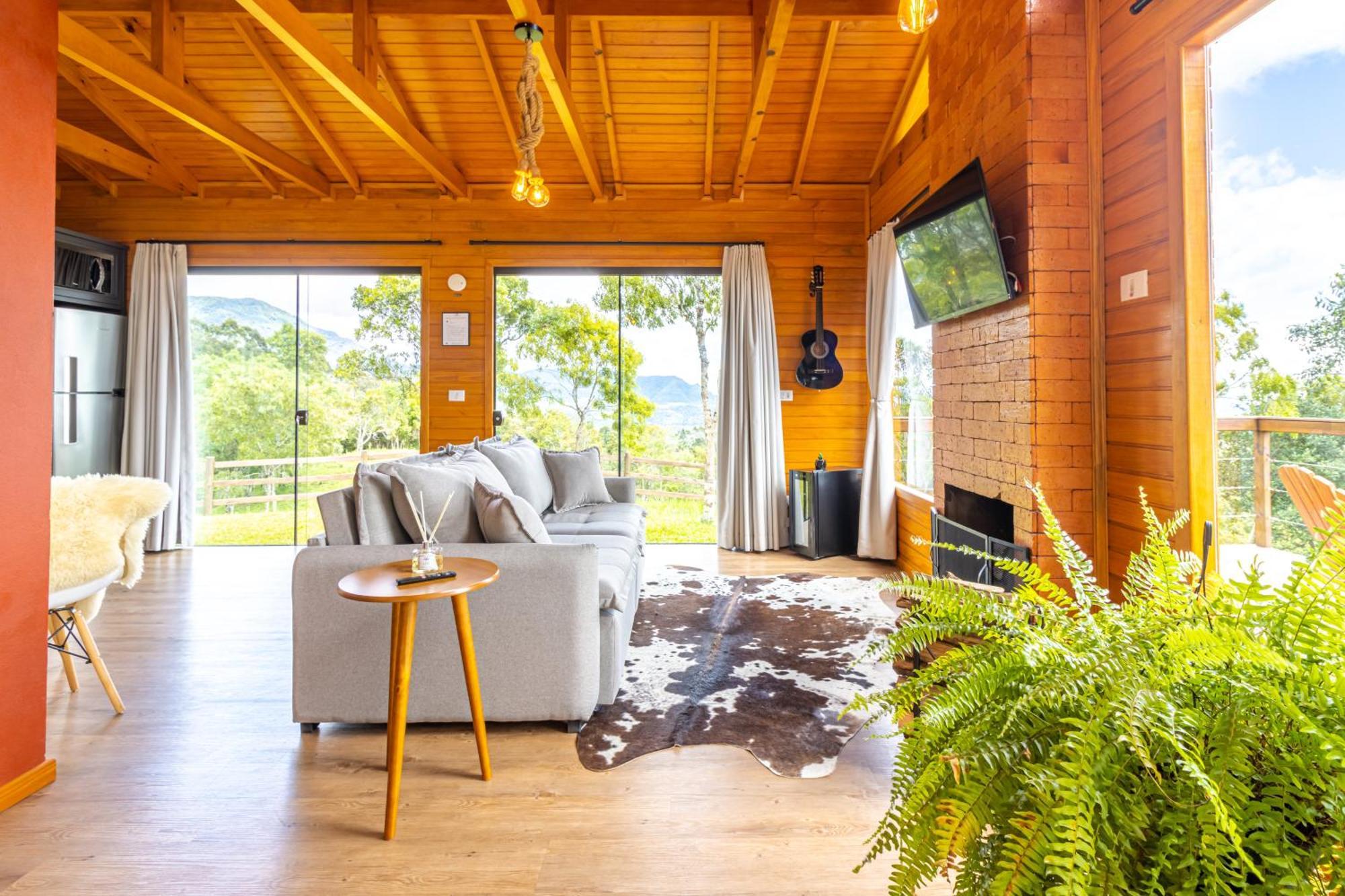 Villa Cabana Pé do Costão - Cabana Romântica com Hidro, Lareira e Lagos à Bom Retiro  Extérieur photo